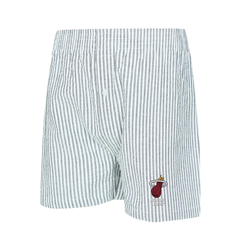 Ensemble pyjama t-shirt et short Miami Heat Copeland noir blanc pour femme de Concepts Sport