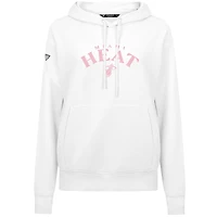 Sweat à capuche blanc Levelwear pour femme, motif fête des mères, arqué, Miami Heat