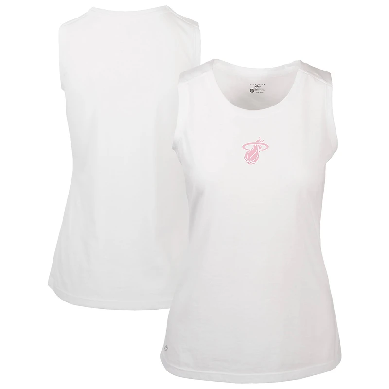 Women's Levelwear Miami Heat Mother's Day Macy Core Logo Tank Top