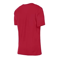 Women's New Era Red Miami Heat Glam Game Flower T-Shirt