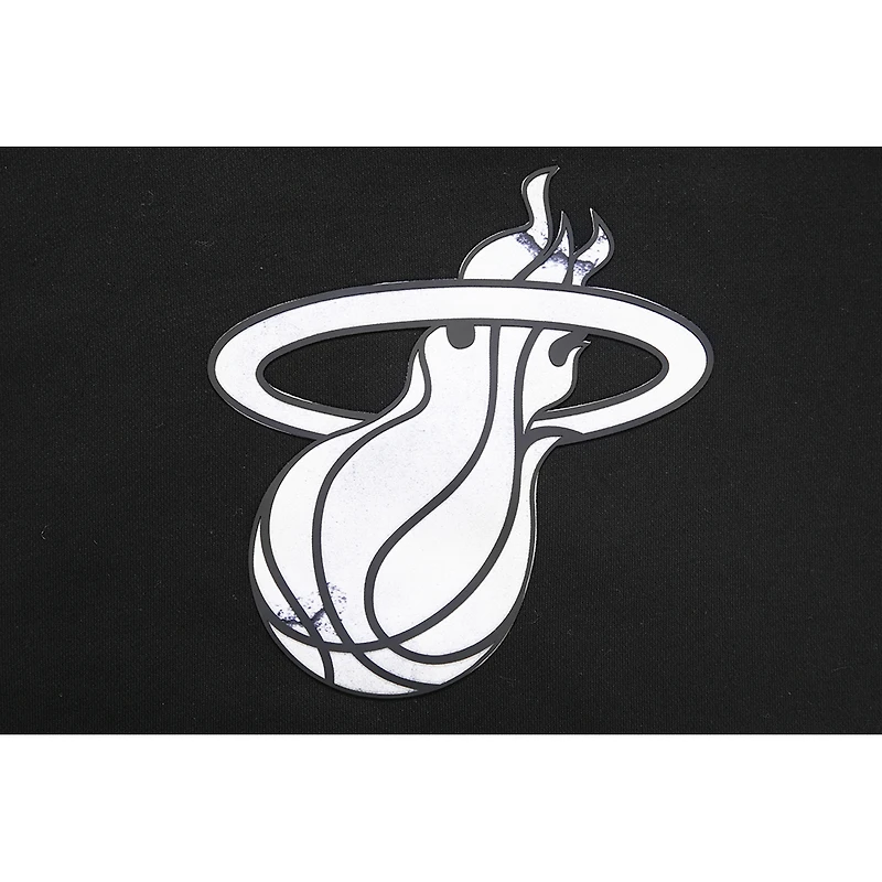 Women's Pro Standard Black Miami Heat 2023/24 City Edition Cropped Pullover Hoodie