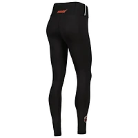 Women's Pro Standard Black Miami Heat Classics Lux Leggings