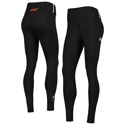 Women's Pro Standard Black Miami Heat Classics Lux Leggings