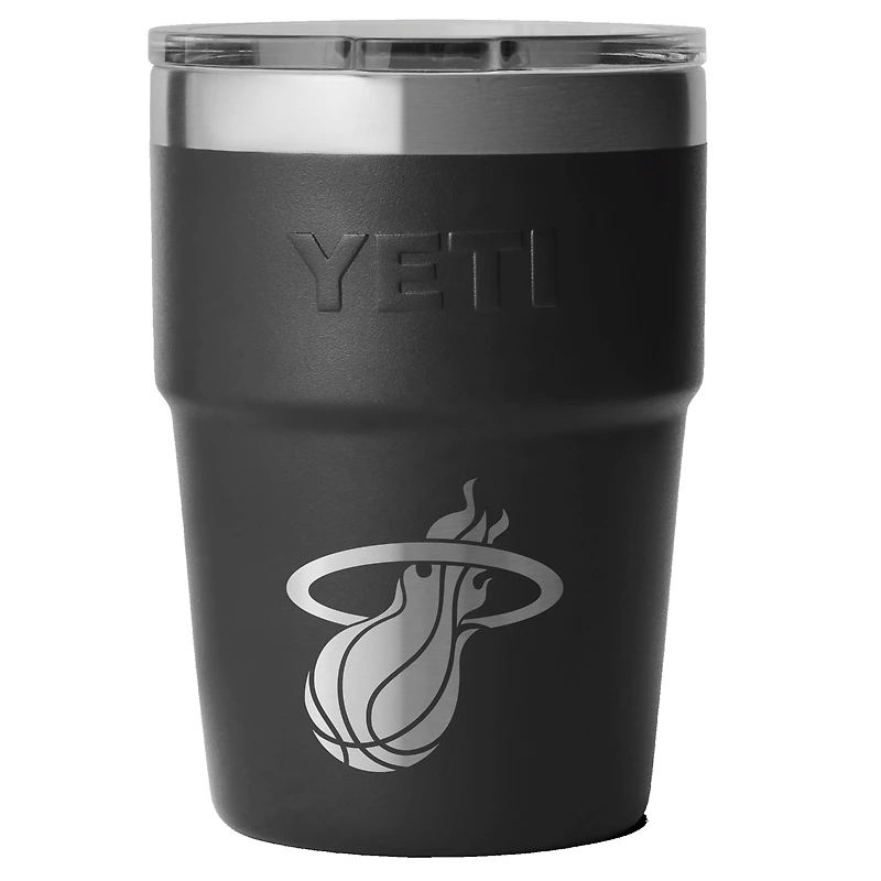 Gobelet empilable Rambler YETI Black Miami Heat 473 ml avec couvercle Magslider