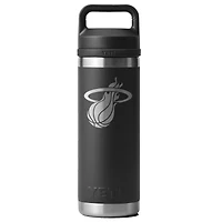 Bouteille d'eau Rambler Chug noire YETI Miami Heat 53 cl