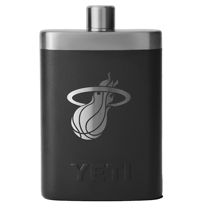 YETI Black Miami Heat 7oz. Flask