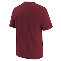 T-shirt rouge Essential Cities de la marque Jordan pour jeunes, Miami Heat