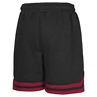 Youth Black Miami Heat Teardrop Fleece Shorts
