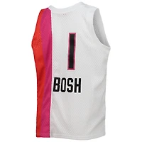 Maillot Swingman blanc pour jeunes Mitchell & Ness Chris Bosh Miami Heat 2011/12 Hardwood Classics
