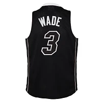 Maillot Swingman noir pour jeunes Mitchell & Ness Dwyane Wade, Miami Heat 2011/12 Hardwood Classics