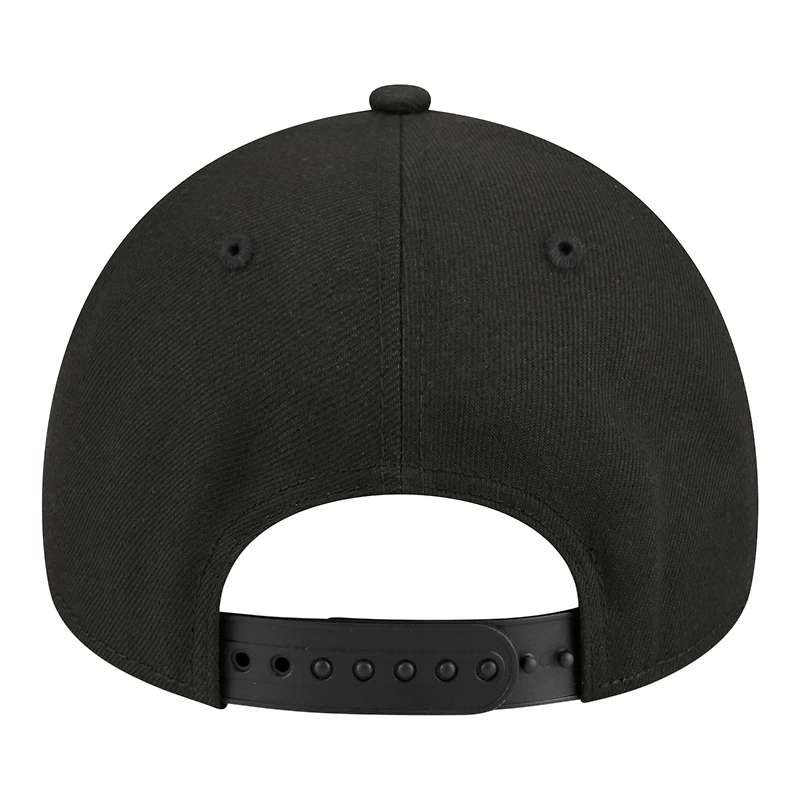 Youth New Era Black Miami Heat 9FORTY A-Frame Adjustable Hat