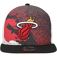 Casquette Snapback Miami Heat Court Sport 9FIFTY New Era noire pour jeune
