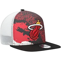 Casquette Snapback Miami Heat Court Sport 9FIFTY New Era noire pour jeune