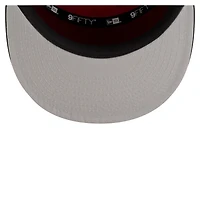 Youth New Era  White/Black Miami Heat 2025 NBA Tip Off Split Panel 9FIFTY Snapback Hat