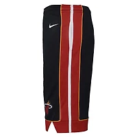 Youth Nike Black Miami Heat Swingman Performance Shorts – Icon Edition