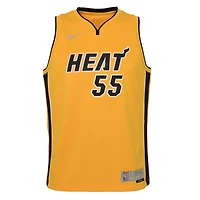 Maillot Nike Duncan Robinson Trophy Gold Miami Heat 2020/21 Swingman Player pour jeune - Édition gagnée