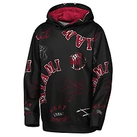 Sweat à capuche noir Youth Outerstuff Miami Heat Moving Violation