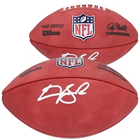 Ballon de football Wilson Duke en couleur, autographié par Carson Beck