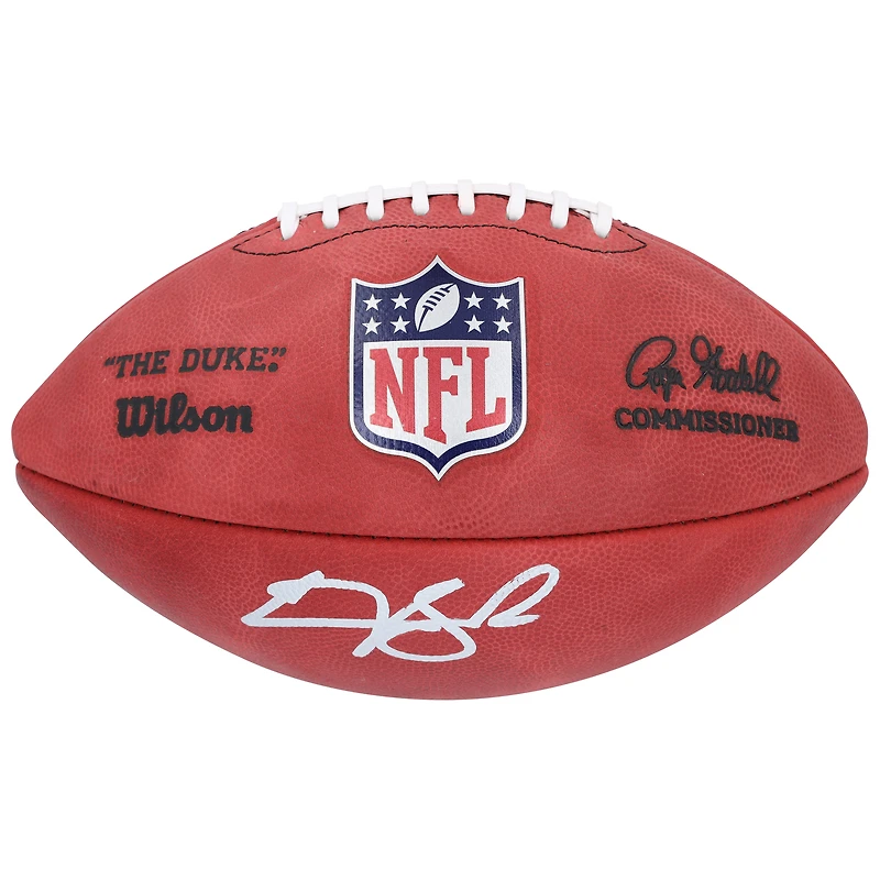 Carson Beck Autographed Wilson Duke Full Color Football