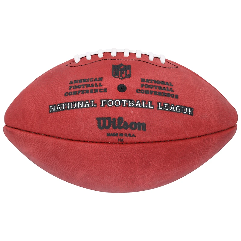 Ballon de football Wilson Duke en couleur, autographié par Carson Beck