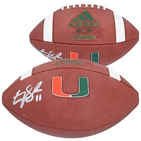 Carson Beck Miami Hurricanes Autographed adidas Official Game Football