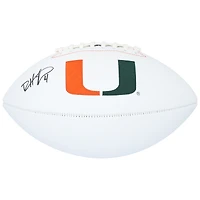Devin Hester Miami Hurricanes Autographed Rawlings White Panel Football