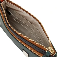 Dooney & Bourke Miami Hurricanes Infield Poignet à double fermeture éclair