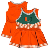 Robe orange pour bébé fille Colosseum Miami Hurricanes Lollipop Park Cheer