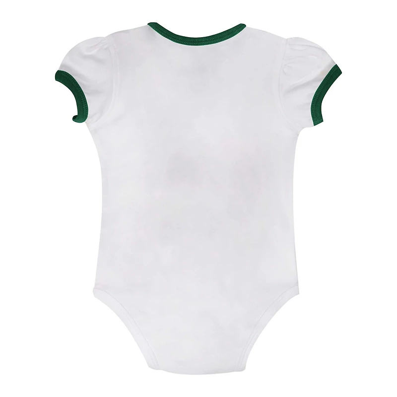 Ensemble deux pièces pour nouveau-né et bébé fille Miami Hurricanes Love My Team Body jupe