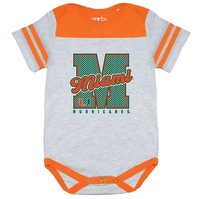 Infant Garb Orange Miami Hurricanes Thomas Bodysuit