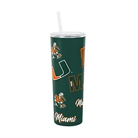 Gobelet isotherme à paille Dreamweave 30 oz Logo Brands Miami Hurricanes