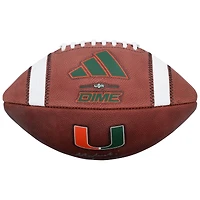Malachi Toney Miami Hurricanes Autographed adidas Dime Game Football