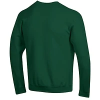 Men's Champion  Green Miami Hurricanes Arch Over Logo Pullover Sweatshirt