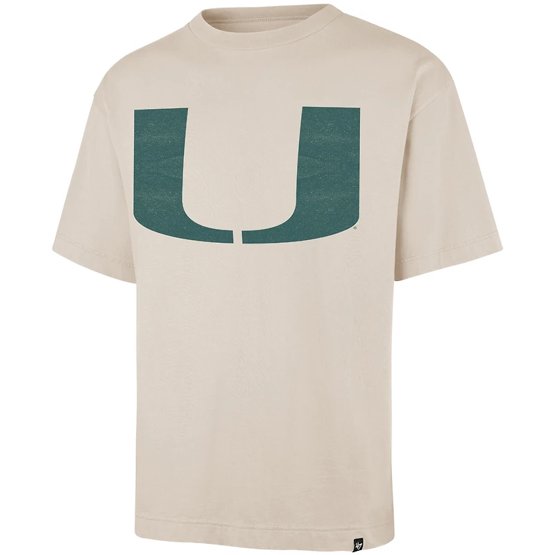 Men's '47 Cream Miami Hurricanes Ravine Foundation T-Shirt