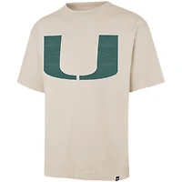 Men's '47 Cream Miami Hurricanes Ravine Foundation T-Shirt