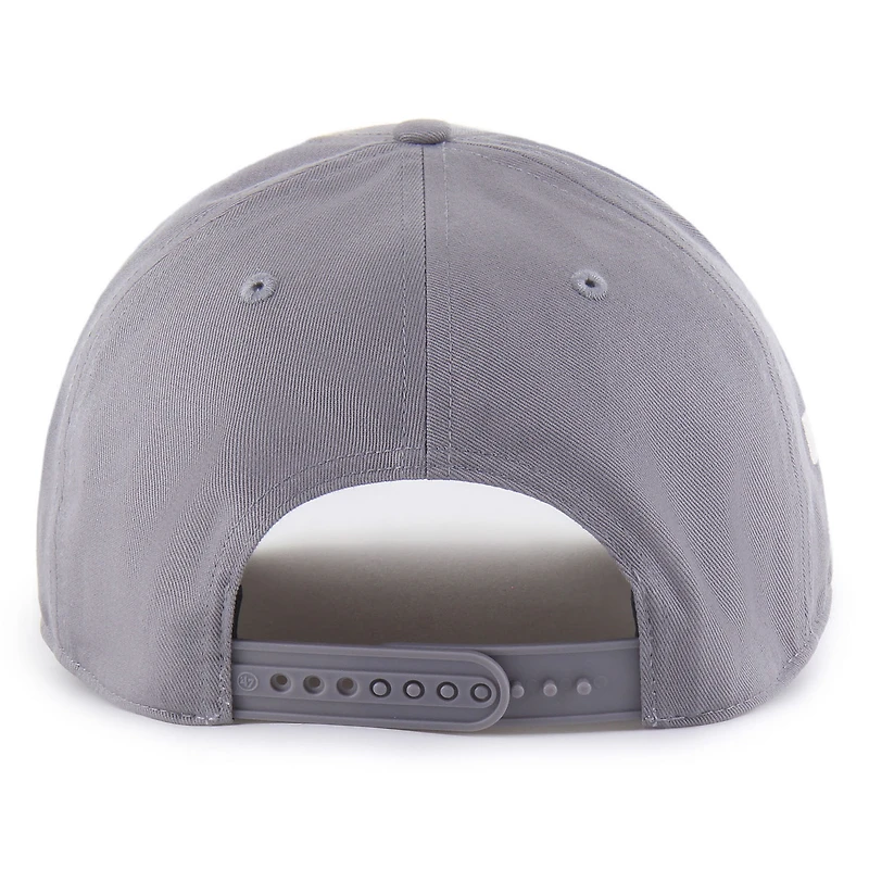 Men's '47 Gray Miami Hurricanes Contemporary Basics Foundational Rope Hitch Adjustable Hat