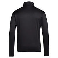 Haut à quart de zip adidas Miami Hurricanes Coaches Sideline pour hommes noir