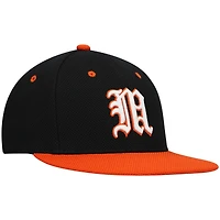 Men's adidas Black Miami Hurricanes On-Field Baseball Fitted Hat