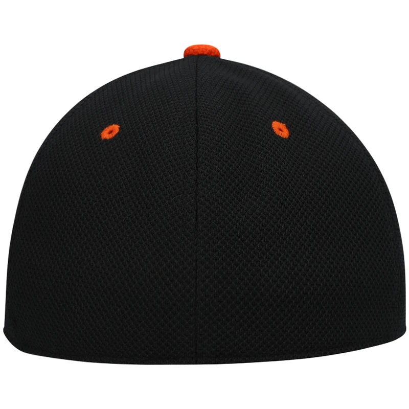 Men's adidas Black Miami Hurricanes On-Field Baseball Fitted Hat