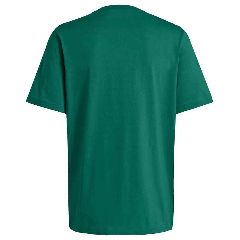 Men's adidas Green Miami Hurricanes Locker Wordmark T-Shirt