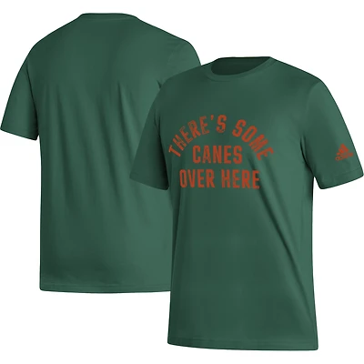 Men's adidas Green Miami Hurricanes Our Mantra Fresh T-Shirt