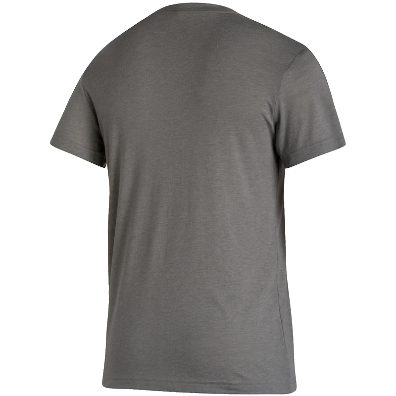 Men's adidas Heathered Charcoal Miami Hurricanes 5X National Champions Reminisce Tri-Blend T-Shirt