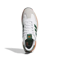Men's adidas  Miami Hurricanes Textile Spikeless Golf Shoes