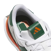 Men's adidas  Miami Hurricanes Textile Spikeless Golf Shoes