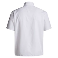 Veste adidas Miami Hurricanes Coaches Sideline à manches courtes et demi-zip pour homme, blanche