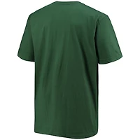 T-shirt Homme Vert Champion Miami Hurricanes Tailles Big & Tall Arch Over Wordmark