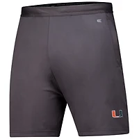 Men's Colosseum Charcoal Miami Hurricanes Forget Shorts