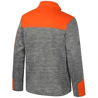Men's Colosseum  Gray/Orange Miami Hurricanes Guard Full-Zip Jacket