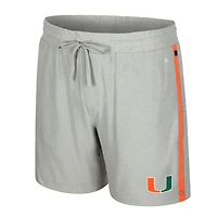 Short Mac gris Colosseum pour homme des Miami Hurricanes