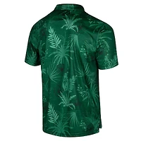 Men's Colosseum Green Miami Hurricanes Big & Tall Palms Polo